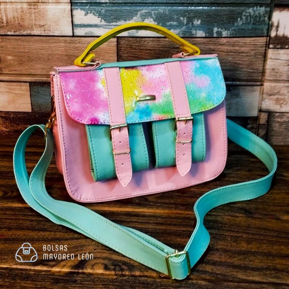 Pink Tie Dye Crossbody Bag